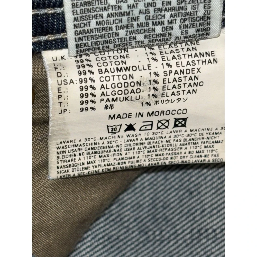 Diesel Zatiny Bootcut Jeans Blue Wash 008FC Mens Size 31x32